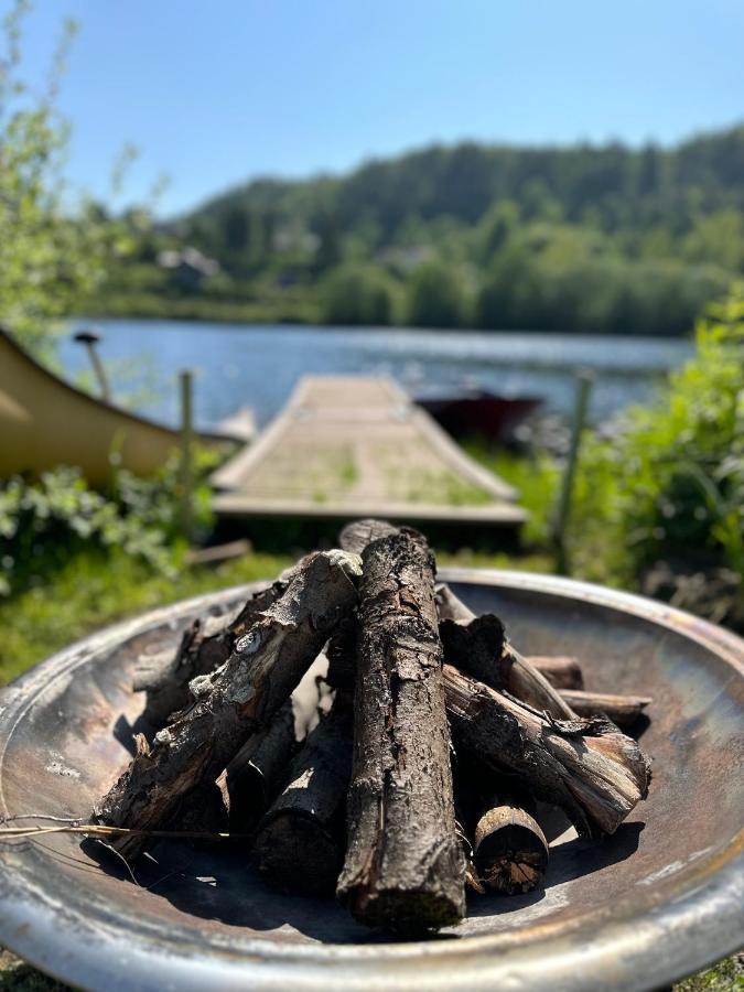 Glamping On Idyllic Lake, Paddle Boards & Rowboat Porsgrunn Extérieur photo
