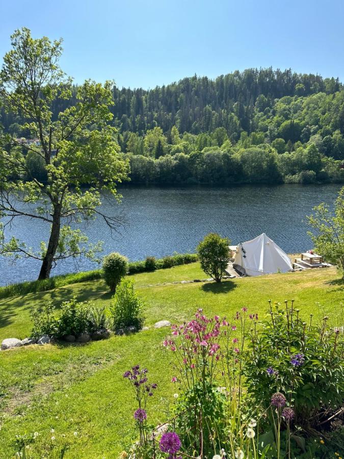 Glamping On Idyllic Lake, Paddle Boards & Rowboat Porsgrunn Extérieur photo