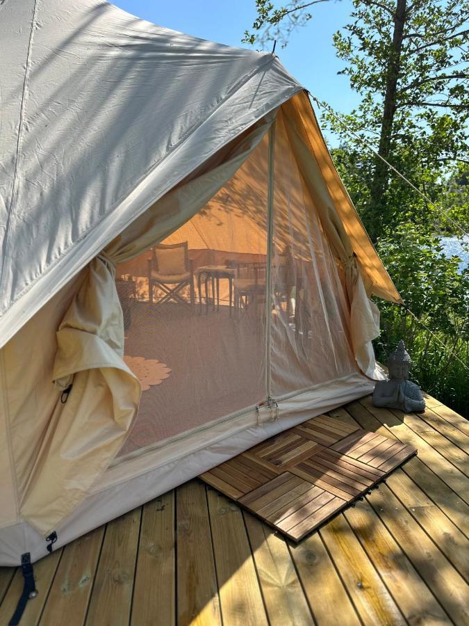 Glamping On Idyllic Lake, Paddle Boards & Rowboat Porsgrunn Extérieur photo