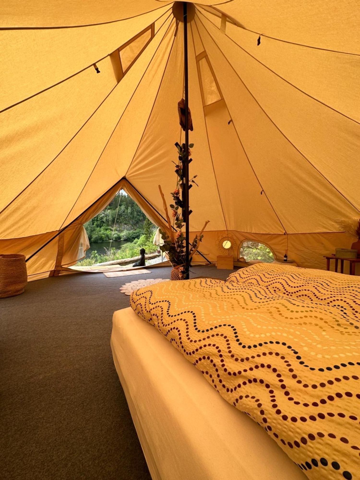 Glamping On Idyllic Lake, Paddle Boards & Rowboat Porsgrunn Extérieur photo